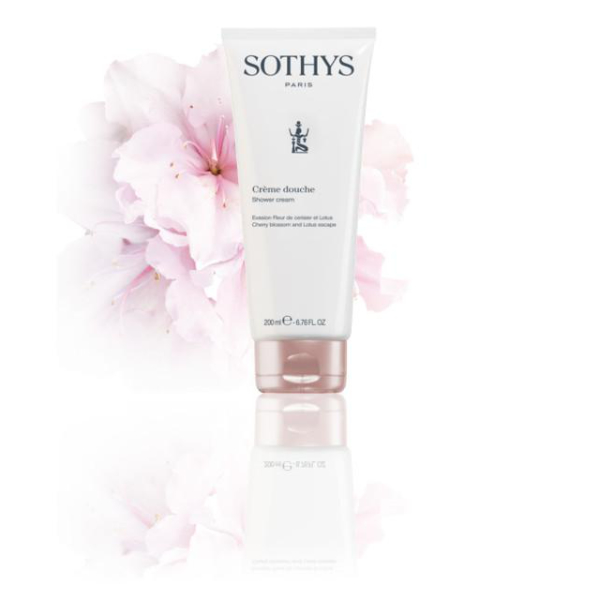 Crème douche Evasion Fleur de cerisier et lotus Sothys