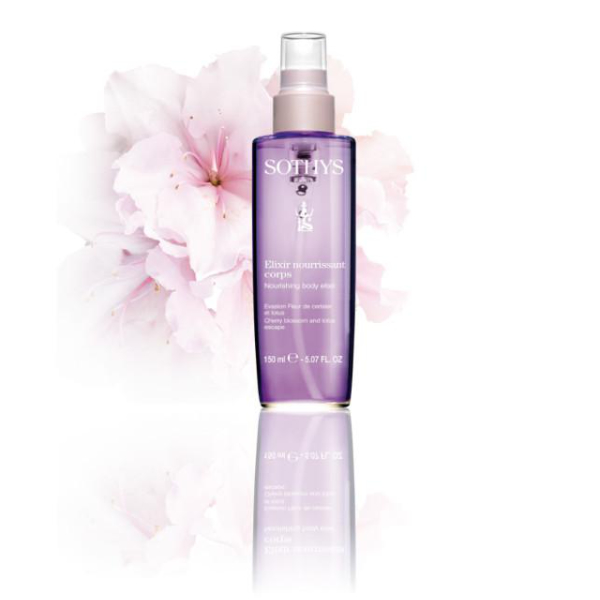 Elixir nourrissant corps Evasion Fleur de cerisier et lotus Sothys